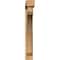 Ekena Millwork Legacy Block Rough Sawn Bracket w/ Offset Brace, Western Red Cedar, 6"W x 36"D x 44"H BKT0604X36X44LEC05RWR - alternate 2